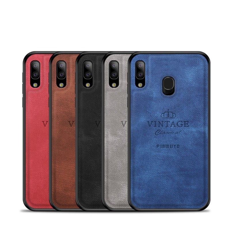 Futerały Samsung Galaxy A20e Czerwony Czarny Zaszczytny Rocznik