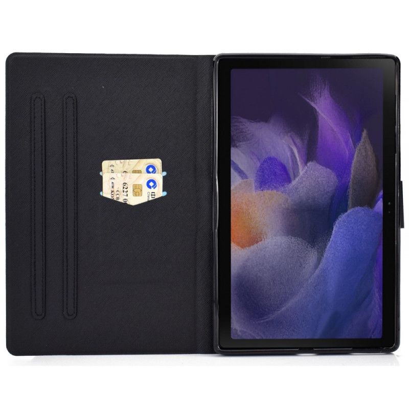 Etui Folio Do Samsung Galaxy Tab A8 (2021) Błyszczące Cekiny