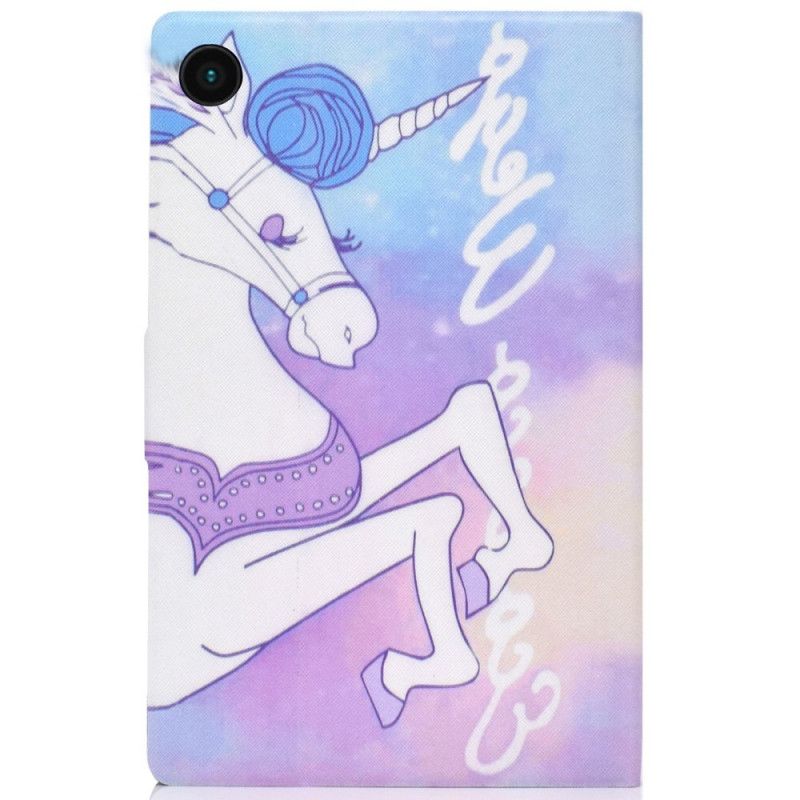 Etui Folio Do Samsung Galaxy Tab A8 (2021) Fantasy Jednorożec