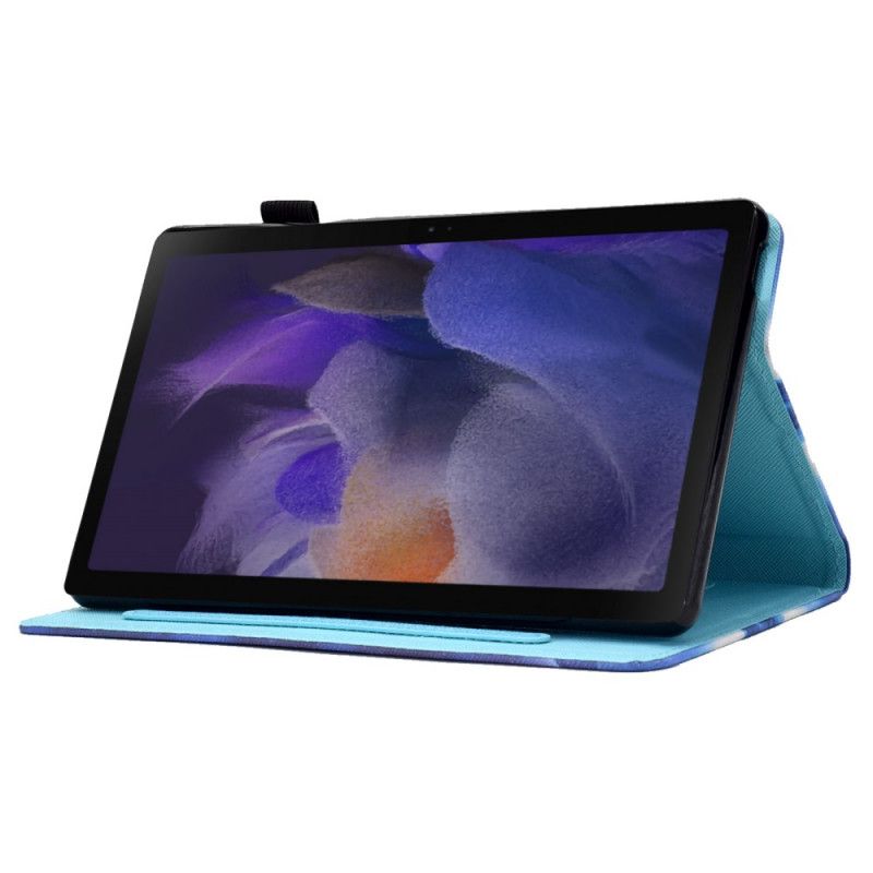 Etui Folio Do Samsung Galaxy Tab A8 (2021) Rower Z Wieżą Eiffla