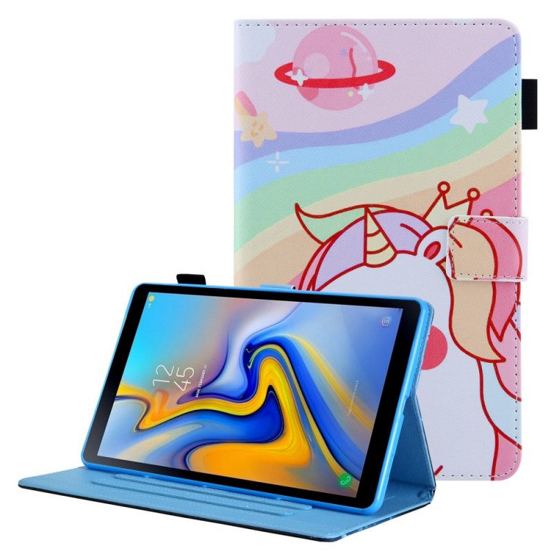 Etui Folio Do Samsung Galaxy Tab A8 (2021) Słodki Jednorożec