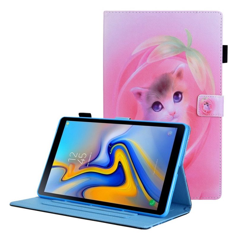 Etui Folio Do Samsung Galaxy Tab A8 (2021) Słodki Kot