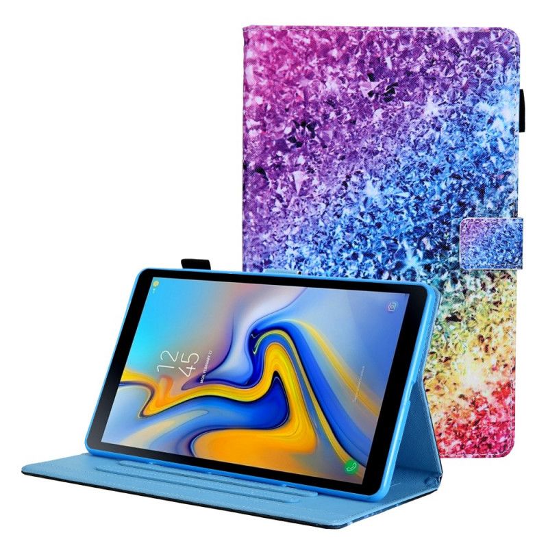 Etui Folio Samsung Galaxy Tab A8 (2021) Błyszczące Cekiny