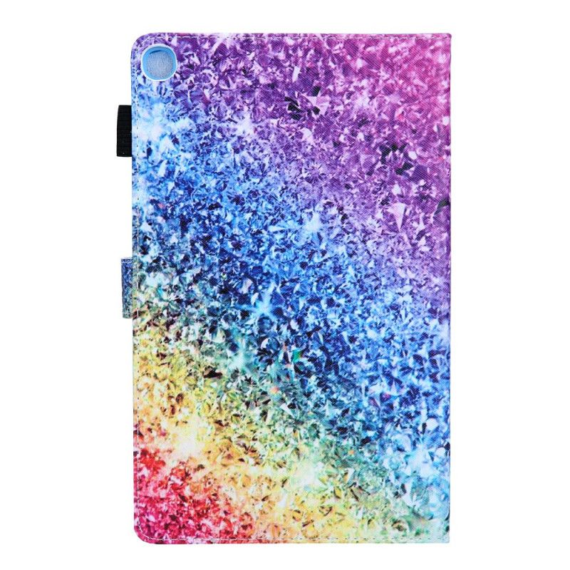 Etui Folio Samsung Galaxy Tab A8 (2021) Błyszczące Cekiny