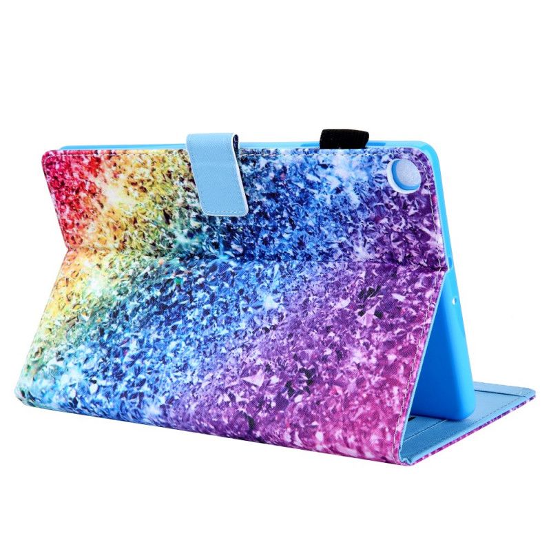 Etui Folio Samsung Galaxy Tab A8 (2021) Błyszczące Cekiny