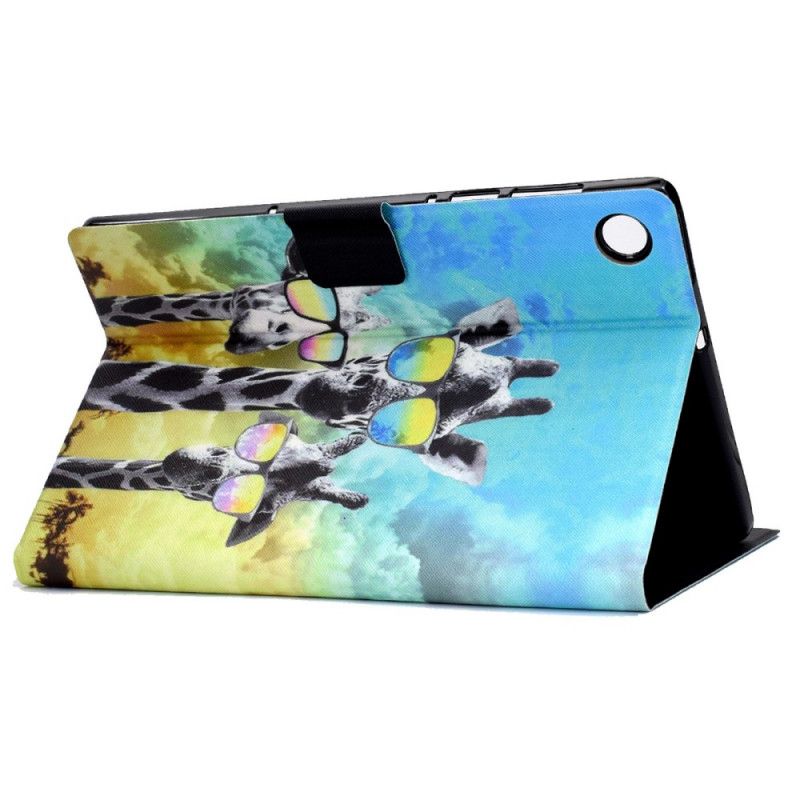 Etui Folio Samsung Galaxy Tab A8 (2021) Funky Żyrafy Etui Ochronne