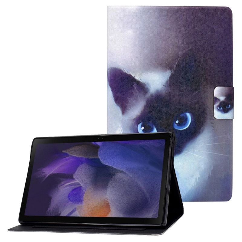 Etui Folio Samsung Galaxy Tab A8 (2021) Kot O Niebieskich Oczach Etui Ochronne