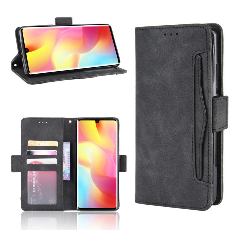 Etui Folio Xiaomi Mi Note 10 Lite Czerwony Czarny Multikarta Pierwszej Klasy Etui Ochronne