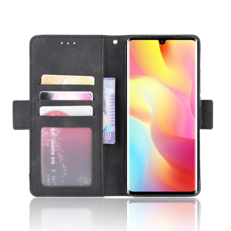 Etui Folio Xiaomi Mi Note 10 Lite Czerwony Czarny Multikarta Pierwszej Klasy Etui Ochronne