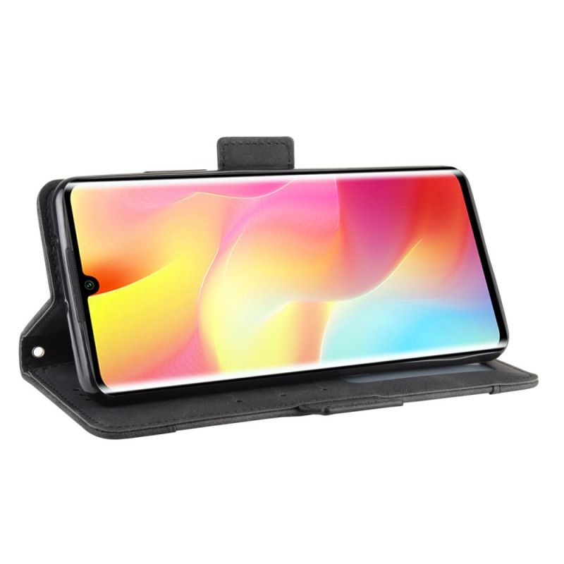 Etui Folio Xiaomi Mi Note 10 Lite Czerwony Czarny Multikarta Pierwszej Klasy Etui Ochronne