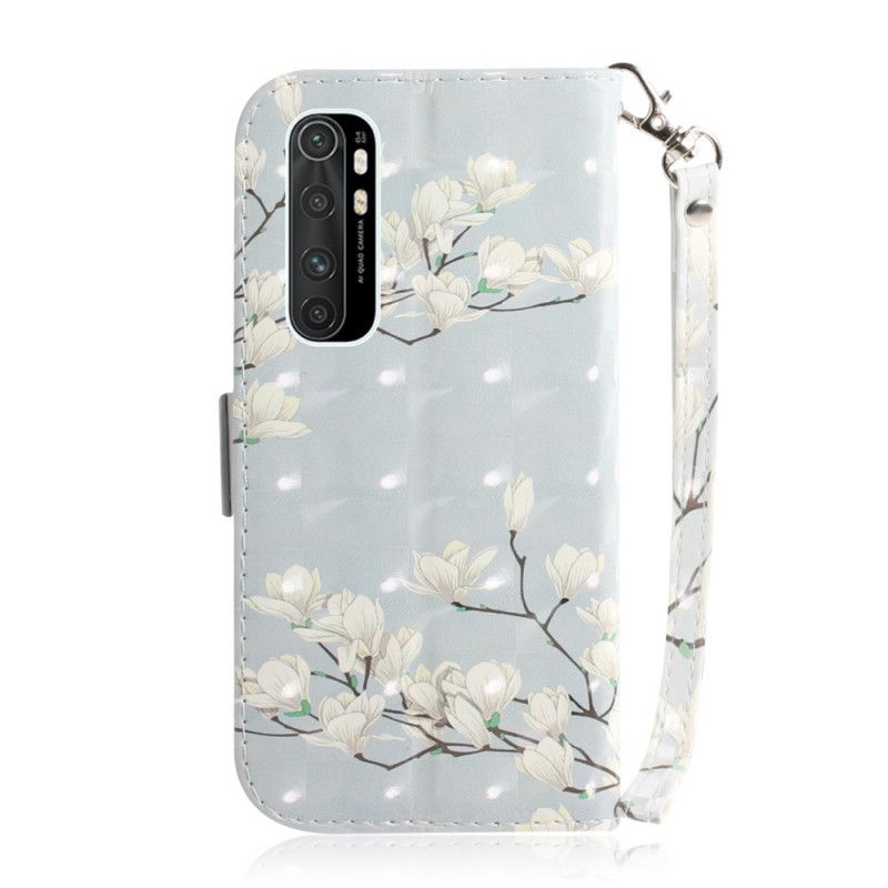 Etui Folio Xiaomi Mi Note 10 Lite Kwitnąca Gałąź Ze Stringami Etui Ochronne