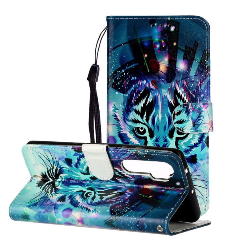 Etui Folio Xiaomi Mi Note 10 Lite Lodowy Tygrys