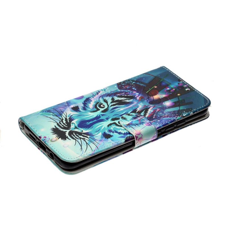 Etui Folio Xiaomi Mi Note 10 Lite Lodowy Tygrys