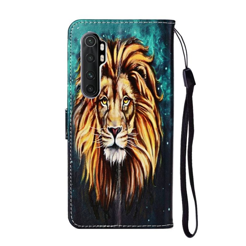 Etui Folio Xiaomi Mi Note 10 Lite Lwia Sierść