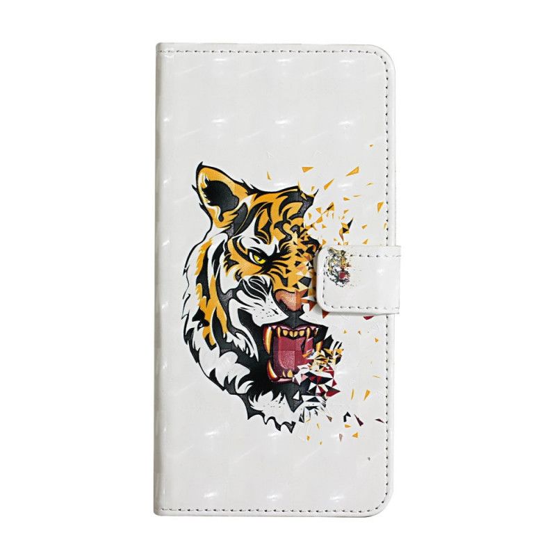 Etui Folio Xiaomi Mi Note 10 Lite Magiczny. Dziki Tygrys