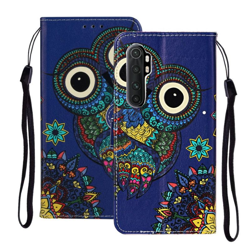 Etui Folio Xiaomi Mi Note 10 Lite Sowa W Mandali Etui Ochronne