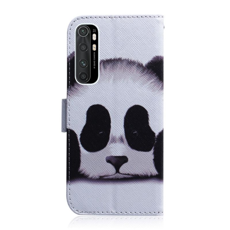 Etui Folio Xiaomi Mi Note 10 Lite Twarz Pandy