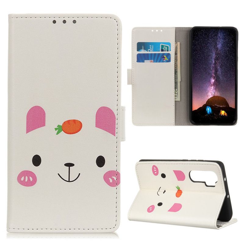 Etui Folio Xiaomi Mi Note 10 Lite Zabawna Kreskówka Etui Ochronne