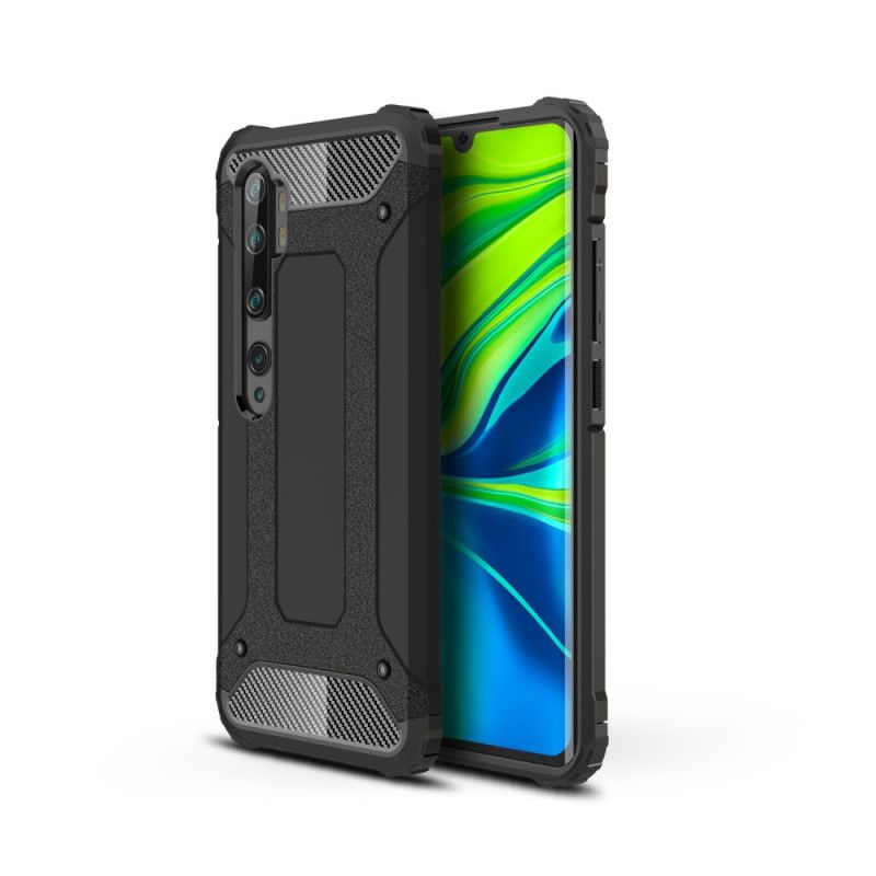 Etui Xiaomi Mi Note 10 Lite Czerwony Czarny Ocalały Etui Ochronne