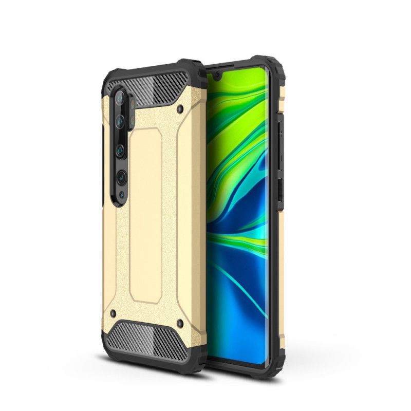 Etui Xiaomi Mi Note 10 Lite Czerwony Czarny Ocalały Etui Ochronne