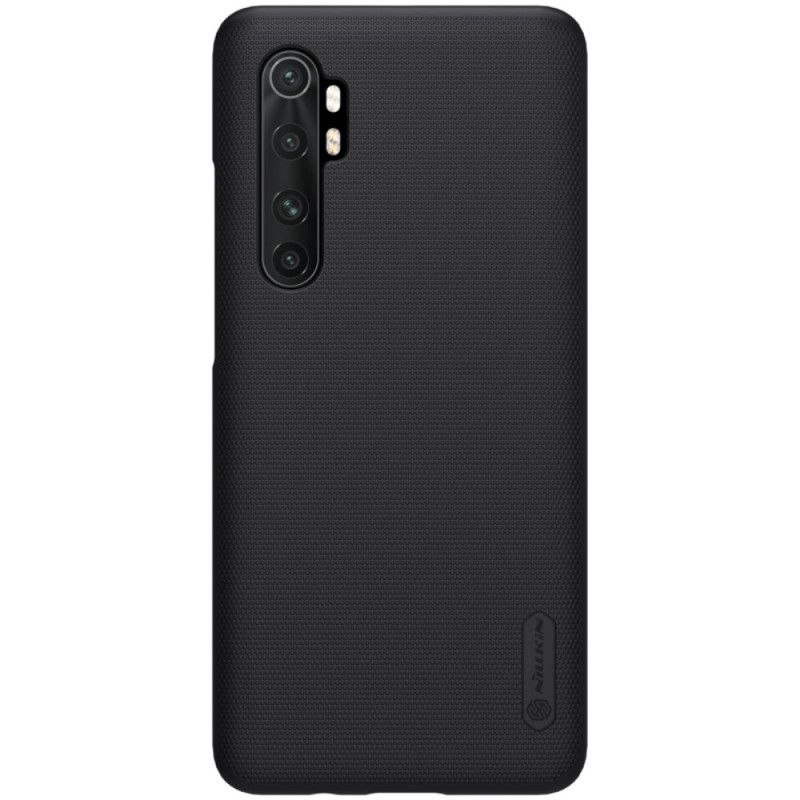 Etui Xiaomi Mi Note 10 Lite Granatowy Czarny Sztywny Matowy Nillkin Etui Ochronne