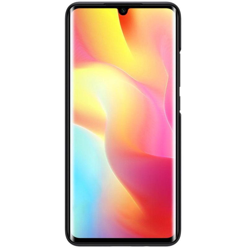 Etui Xiaomi Mi Note 10 Lite Granatowy Czarny Sztywny Matowy Nillkin Etui Ochronne