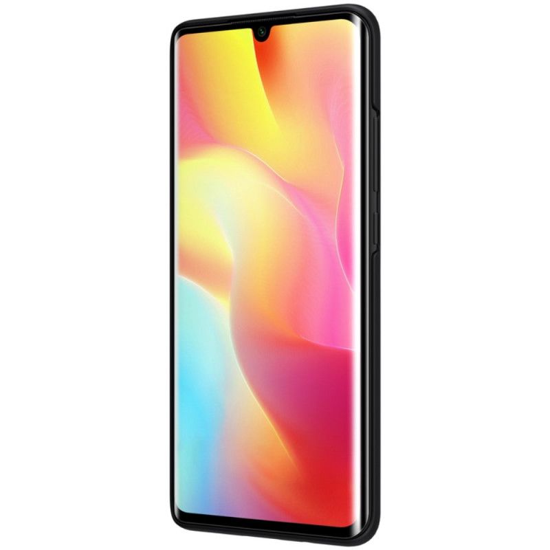 Etui Xiaomi Mi Note 10 Lite Granatowy Czarny Sztywny Matowy Nillkin Etui Ochronne