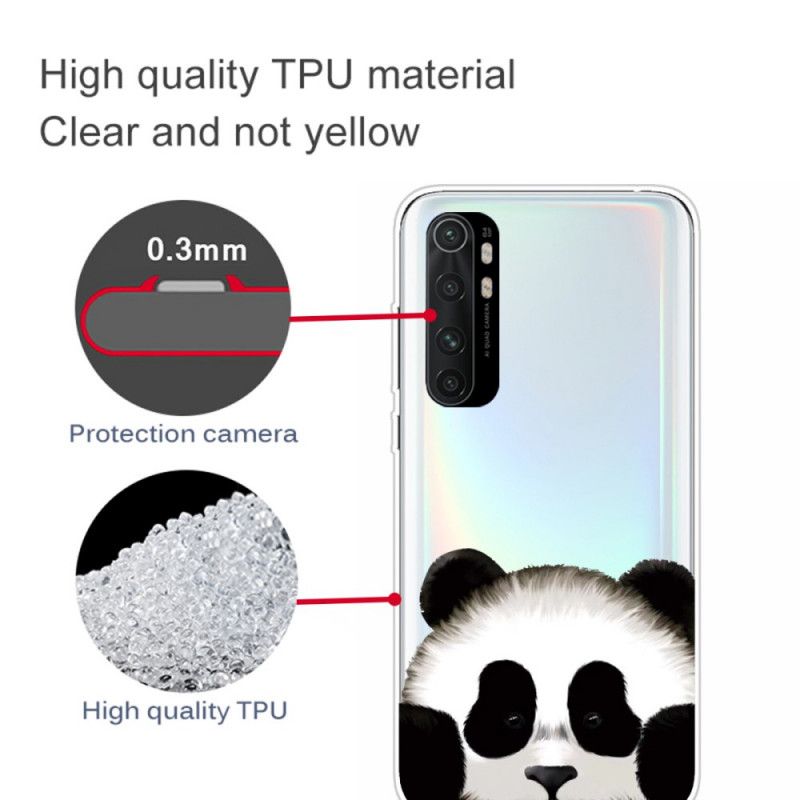 Etui Xiaomi Mi Note 10 Lite Przezroczysta Panda Etui Ochronne