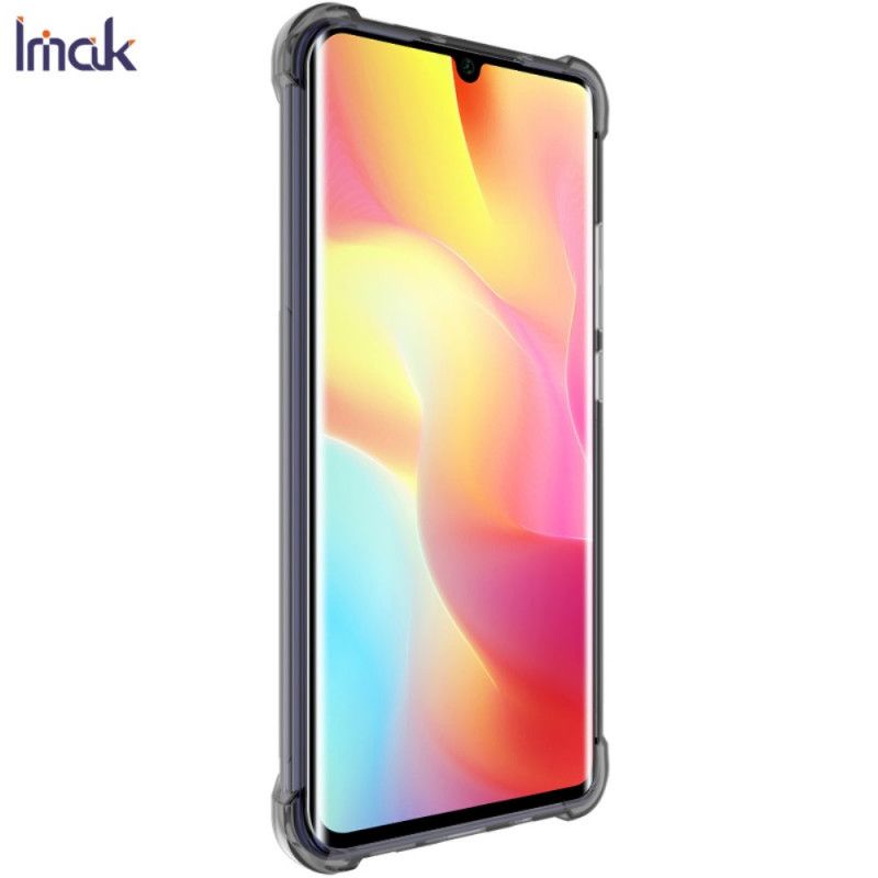 Etui Xiaomi Mi Note 10 Lite Przezroczysty Szary Przezroczysty Jedwabisty Imak Etui Ochronne