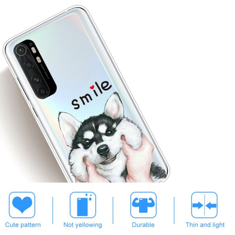 Etui Xiaomi Mi Note 10 Lite Uśmiechnięty Pies Etui Ochronne