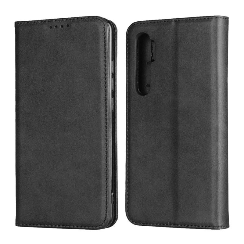 Flip Kotelot Xiaomi Mi Note 10 Lite Czerwony Czarny Elegancka Dwoina Etui Ochronne