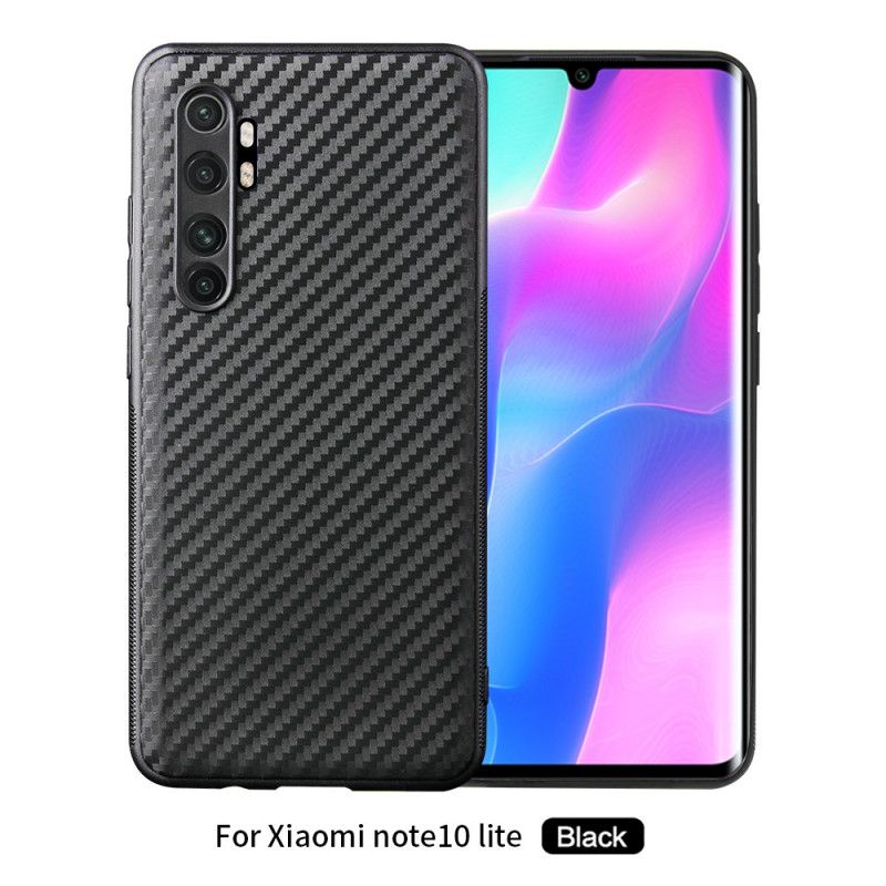 Futerały Xiaomi Mi Note 10 Lite Etui na Telefon Pojedyncze Włókno Węglowe