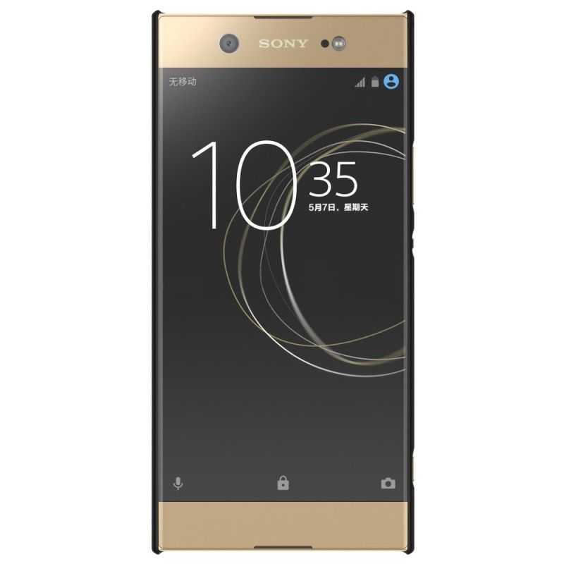 Etui Sony Xperia XA1 Ultra Czerwony Biały Sztywny Matowy Nillkin Etui Ochronne