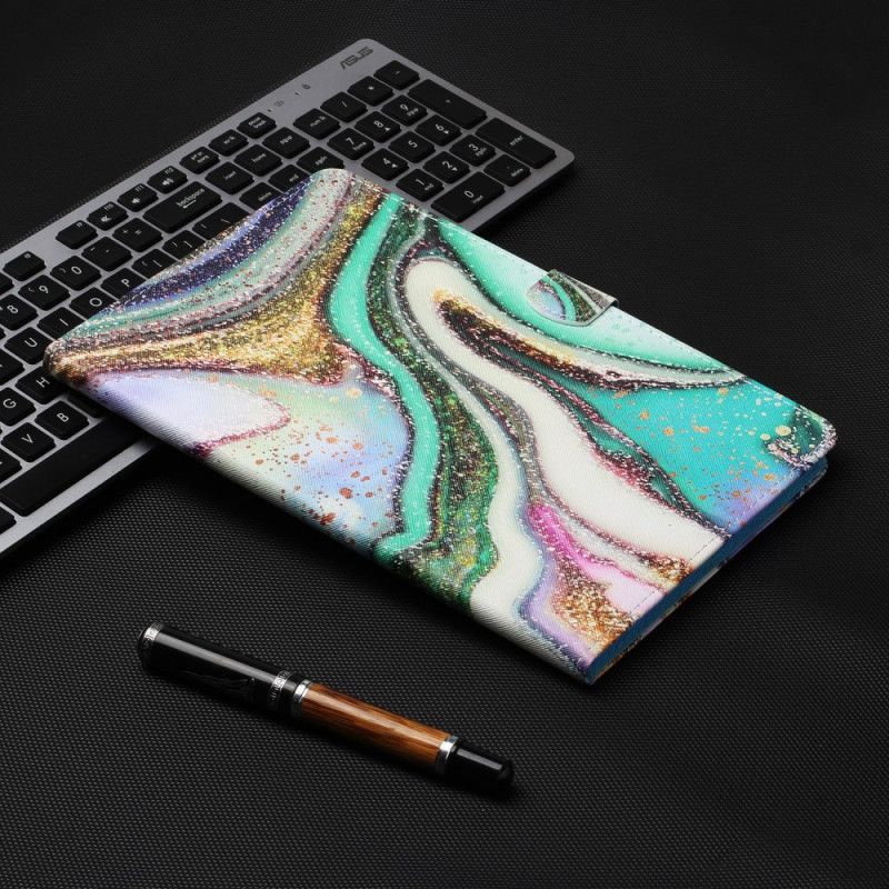 Etui Folio Samsung Galaxy Tab S6 Lite Artystyczny Etui Ochronne