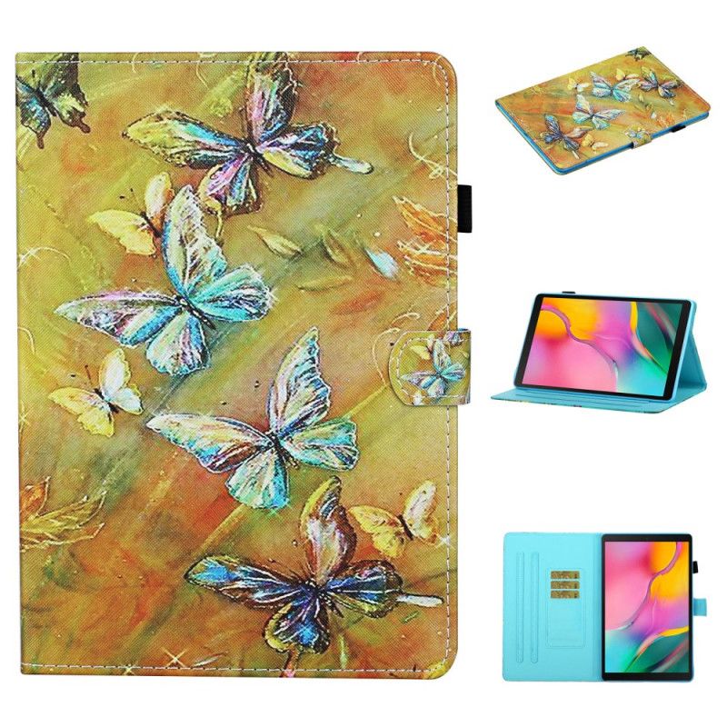 Etui Folio Samsung Galaxy Tab S6 Lite Malowane Motyle