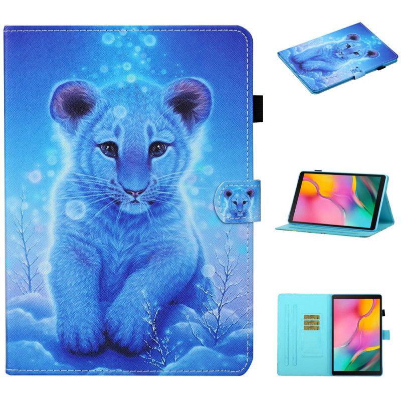 Etui Folio Samsung Galaxy Tab S6 Lite Mały Tygrys Etui Ochronne