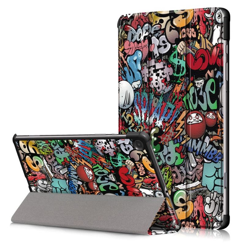 Inteligentna Obudowa Samsung Galaxy Tab S6 Lite Wzmocnione Graffiti