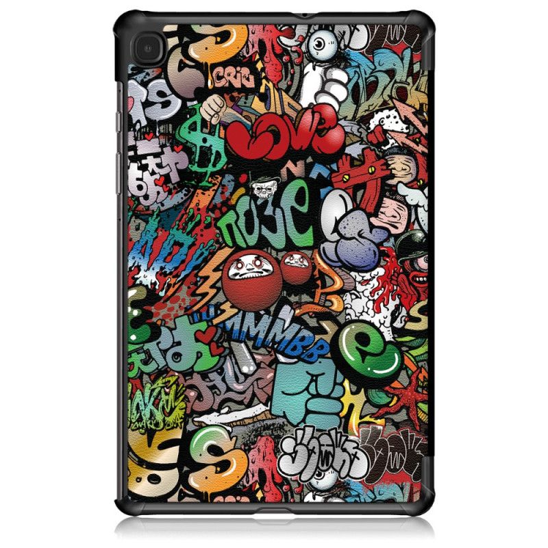 Inteligentna Obudowa Samsung Galaxy Tab S6 Lite Wzmocnione Graffiti