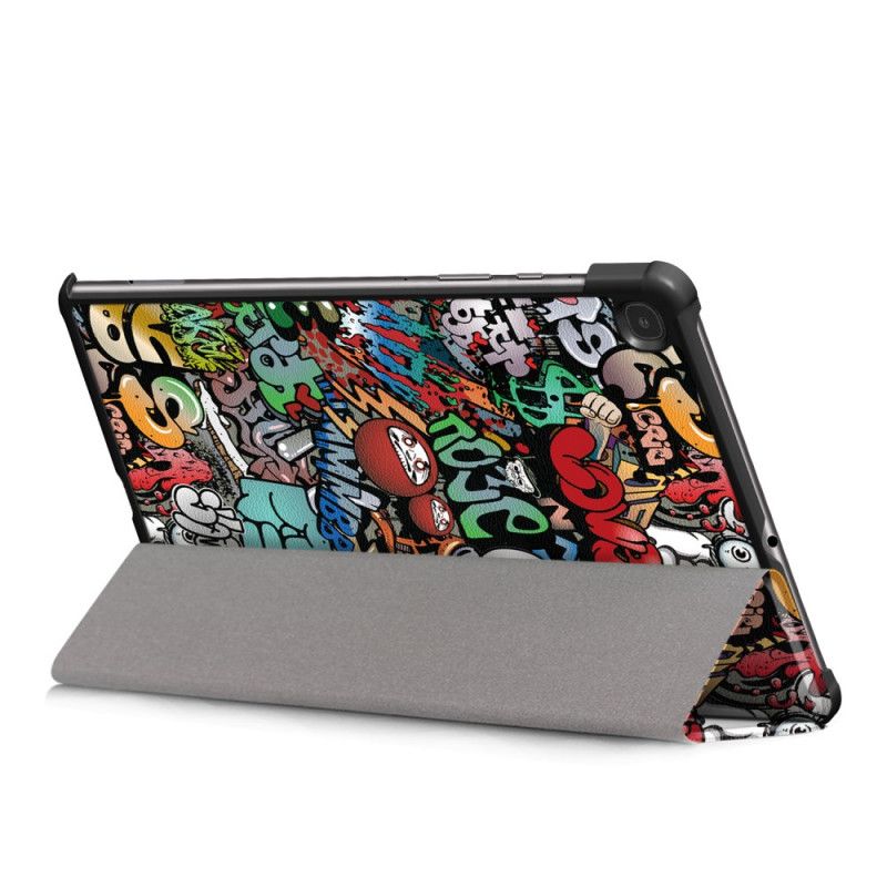 Inteligentna Obudowa Samsung Galaxy Tab S6 Lite Wzmocnione Graffiti