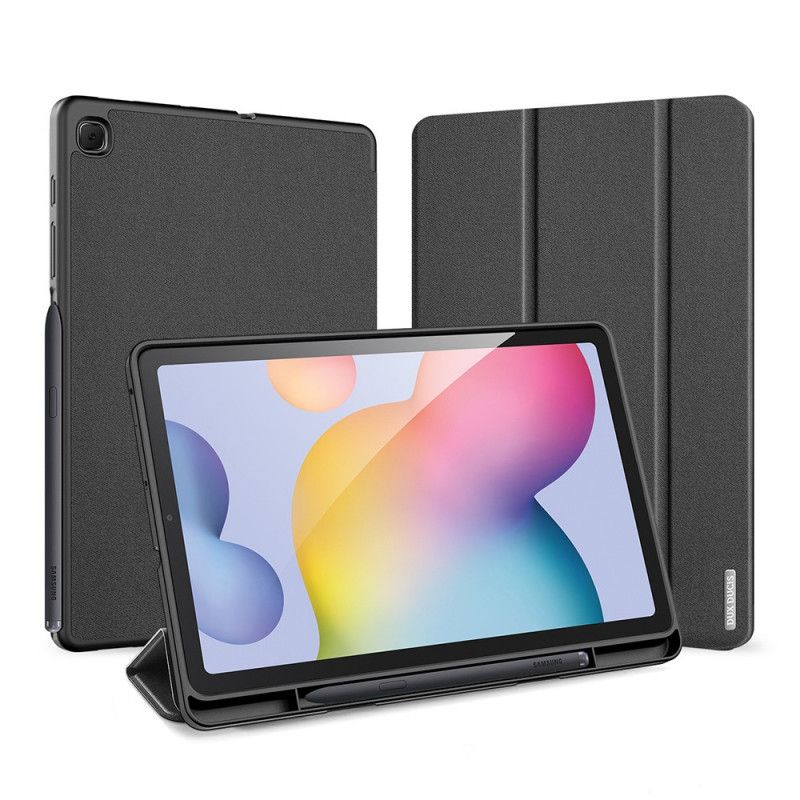 Smart Case Samsung Galaxy Tab S6 Lite Granatowy Czarny Domo Series Dux-Ducis Piórnik