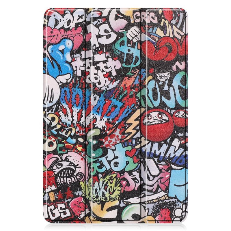 Smart Case Samsung Galaxy Tab S6 Lite Uchwyt Na Ołówki Graffiti