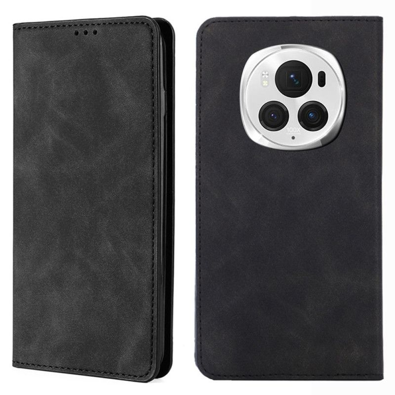 Flip Kotelot Honor Magic 6 Pro Efekt Zamszu Etui Ochronne