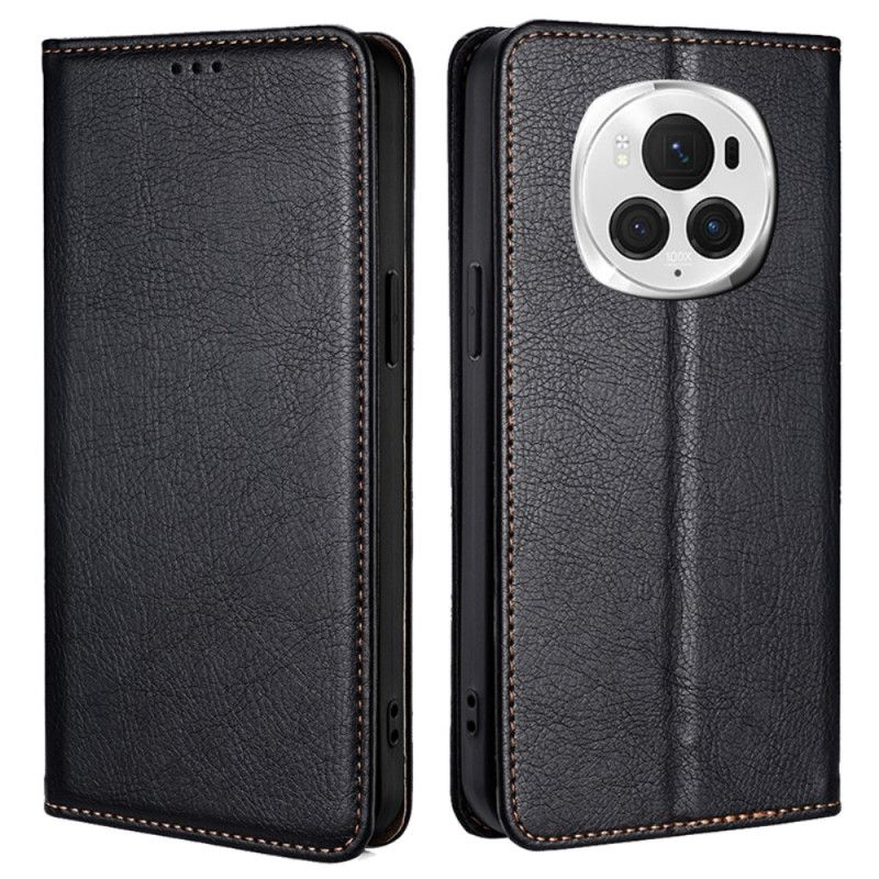 Flip Kotelot Honor Magic 6 Pro Imitacja Skóry Etui Ochronne