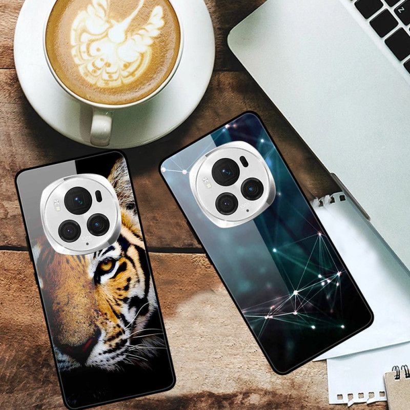 Futerały Honor Magic 6 Pro Etui Na Telefon Szkło Hartowane Tiger