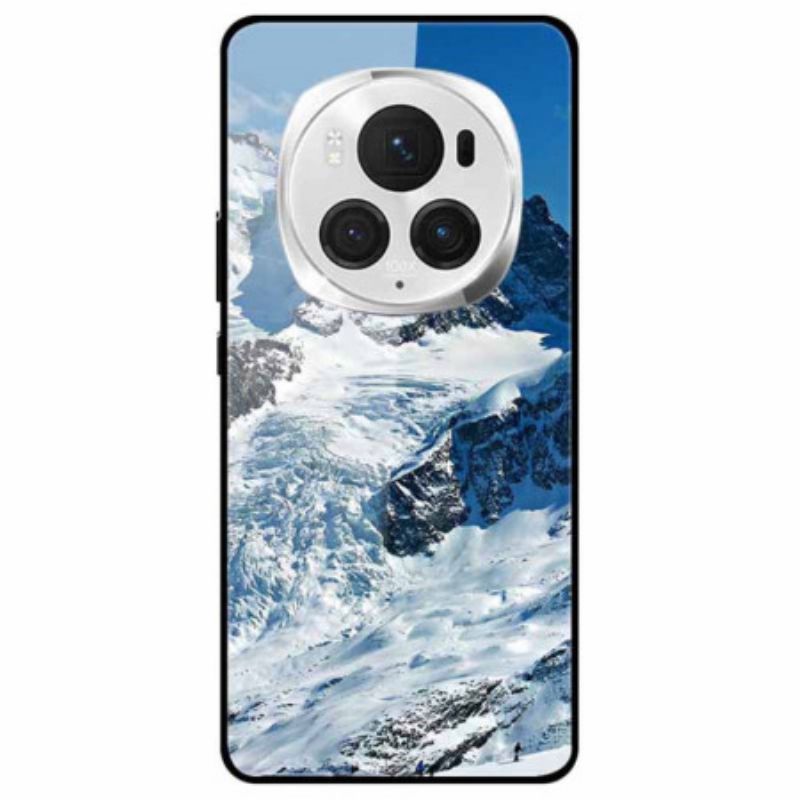 Futerały Honor Magic 6 Pro Etui Na Telefon Szkło Hartowane Ze Snowy Mountain