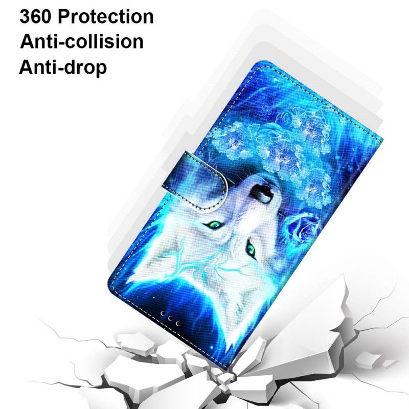 Etui Folio Samsung Galaxy S21 Ultra 5G Magiczny Wilk Etui Ochronne
