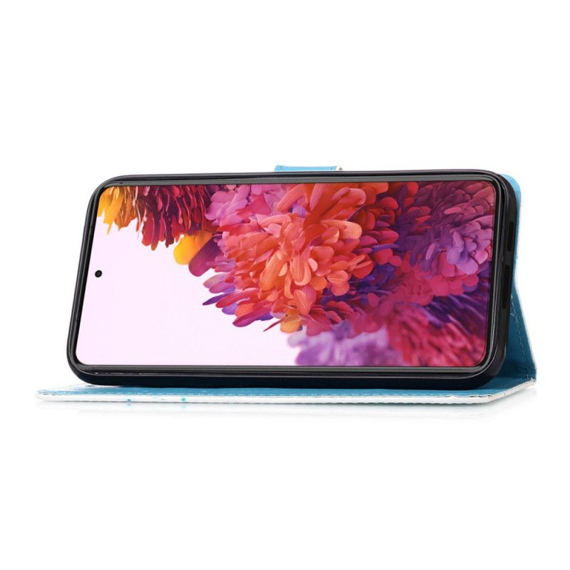 Etui Folio Samsung Galaxy S21 Ultra 5G Mandala Na Niebie Etui Ochronne