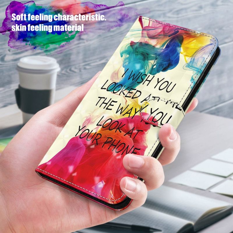 Etui Folio Samsung Galaxy S21 Ultra 5G Punkt Świetlny. Który Chcę Z Paskiem Etui Ochronne