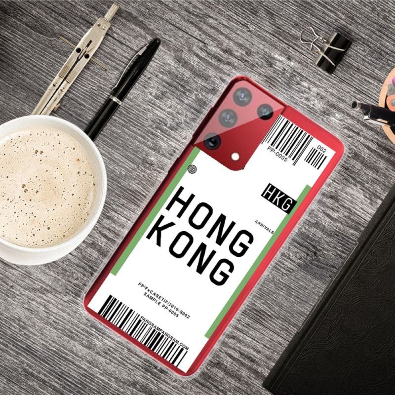 Etui Samsung Galaxy S21 Ultra 5G Karta Pokładowa Do Hongkongu Etui Ochronne