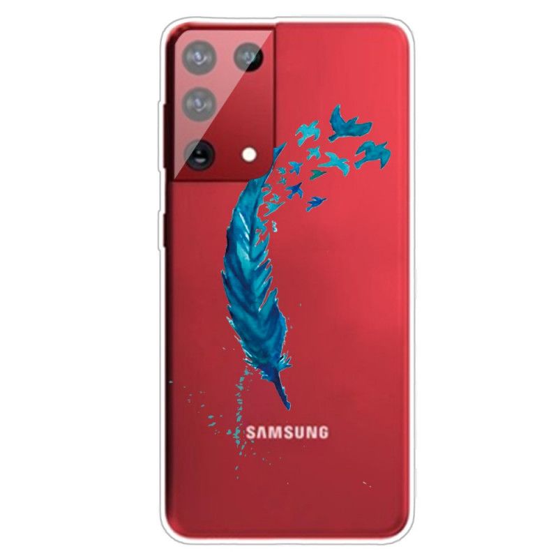 Etui Samsung Galaxy S21 Ultra 5G Piękne Pióro